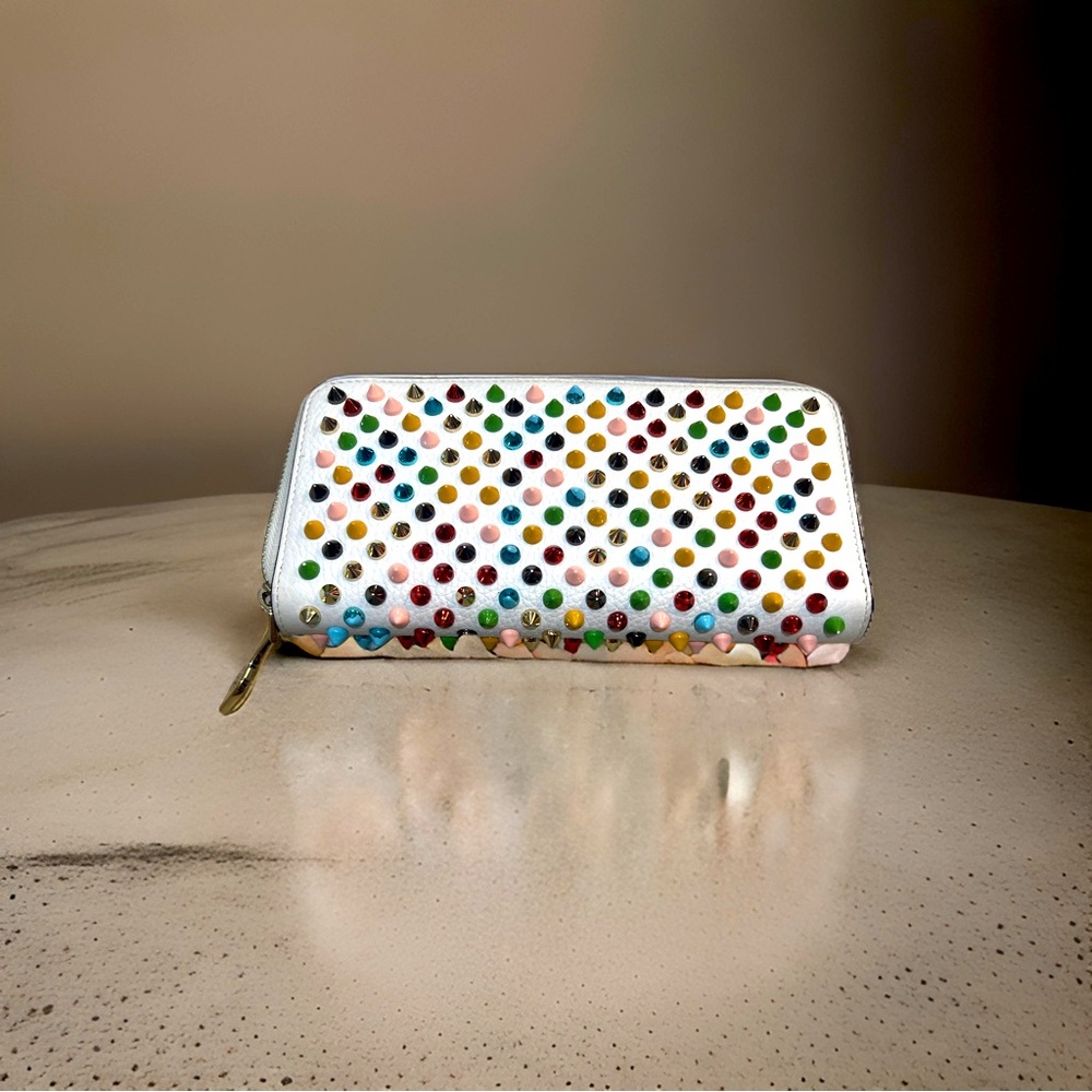 Christian Louboutin studded wallet